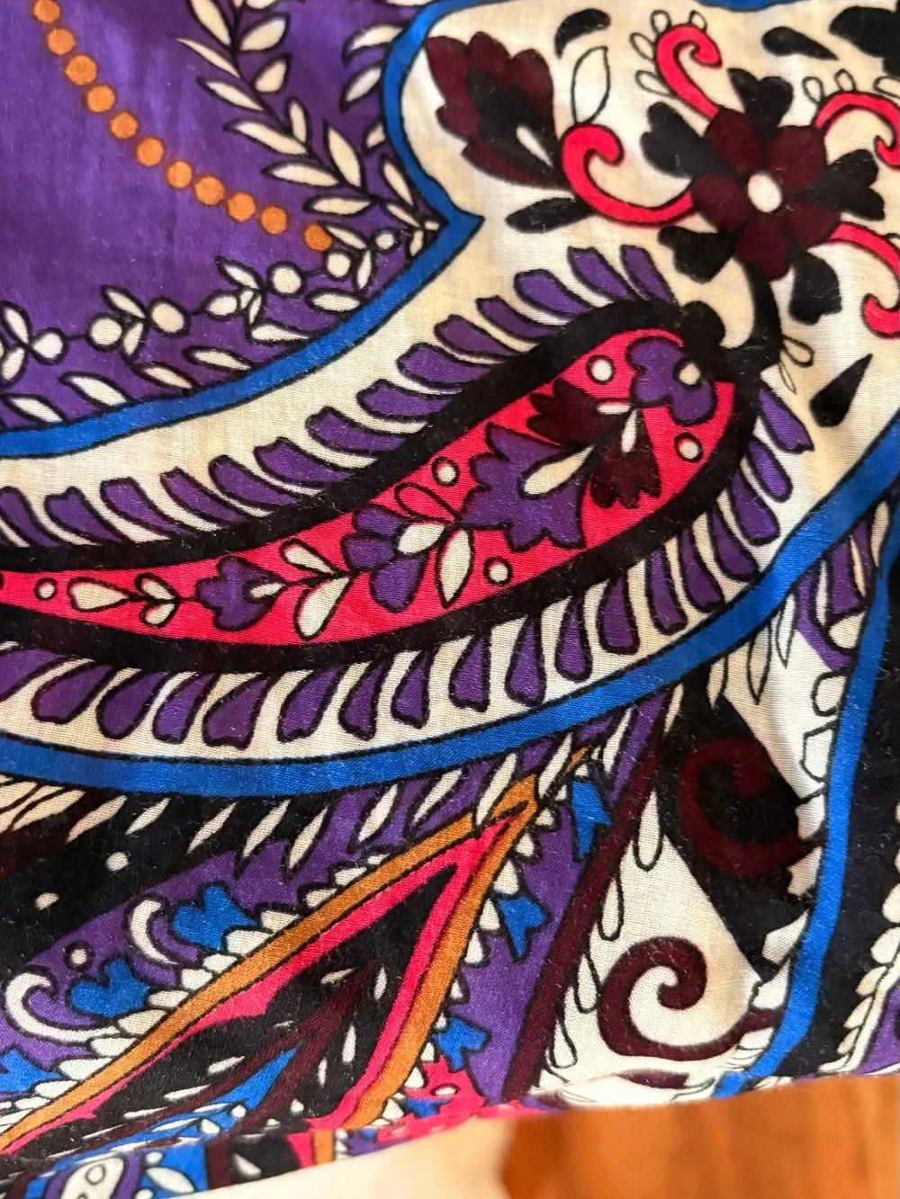 Purple Paisley Women's Scarf/ wrap